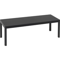 Muuto - Workshop Couchtisch 120 x 43 cm, Linoleum schwarz von Muuto