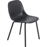 Outdoor Stuhl Fiber Side Chair anthracite black von Muuto