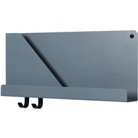 Regal Folded Shelves medium blue-grey von Muuto