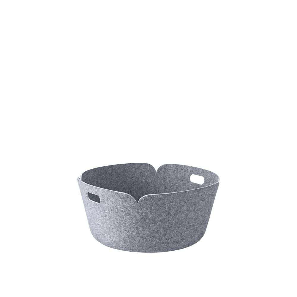Muuto - Restore Round Basket Grey Melange von Muuto