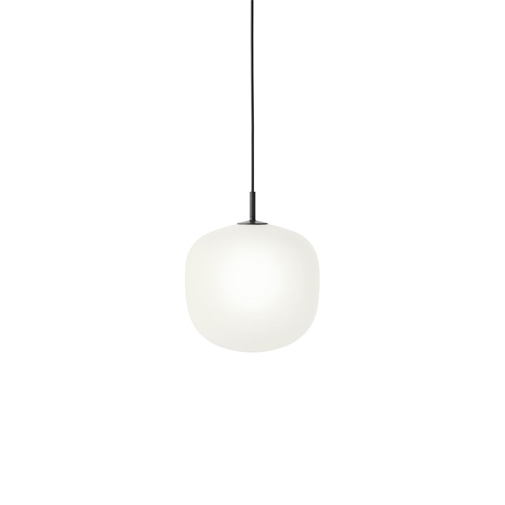 Muuto - Rime Pendelleuchte Ø25 White/Black Muuto von Muuto