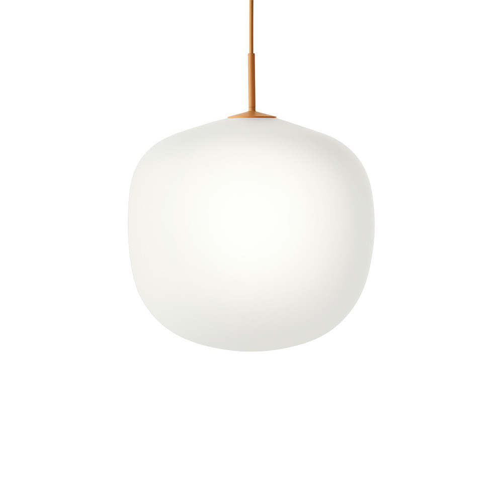 Muuto - Rime Pendelleuchte Ø45 White/Orange von Muuto