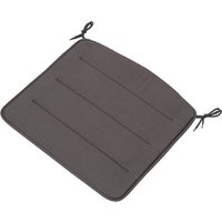 Sitzkissen Twitell für Outdoor Stuhl Linear Steel Lounge Armchair dark grey von Muuto