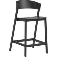 Stuhl Cover Counter Stool black von Muuto