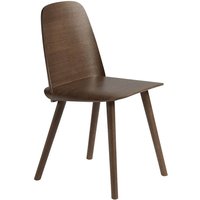 Stuhl Nerd Chair stained dark brown von Muuto