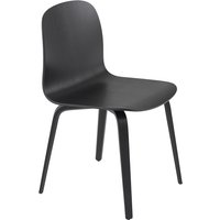 Stuhl Visu Chair Wood Base black von Muuto