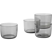 Trinkglas Corky Set grey 10 cm H von Muuto