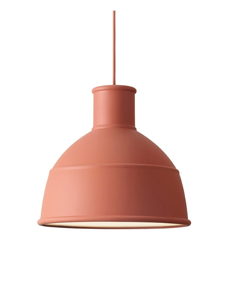 Muuto - Unfold Pendelleuchte Terracotta von Muuto