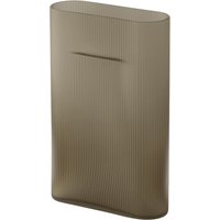 Vase Ridge taupe frosted glas 35 cm H Vase Ridge taupe frosted glas 35 cm H von Muuto
