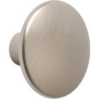 Wandhaken Dots Metal taupe ⌀ 5 cm von Muuto