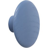 Wandhaken Dots Wood pale blue ⌀ 9 cm von Muuto
