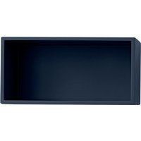 Wandregal Mini Stacked Small midnight blue von Muuto