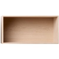 Wandregal Mini Stacked Large oak von Muuto