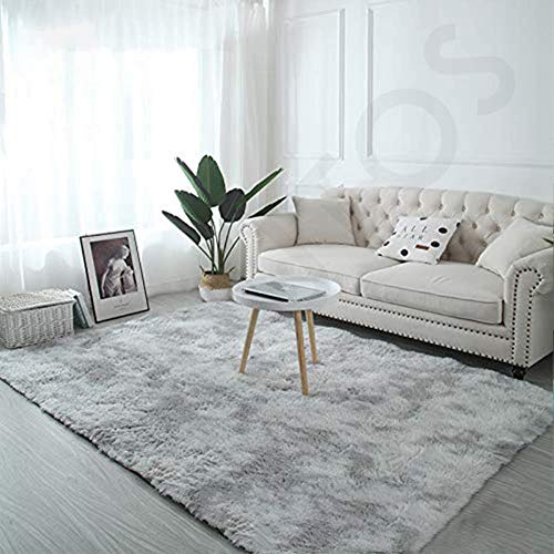 Muutos Runder Teppich 100x130cm, Lammfell Teppich, Trendig, Flauschiger, für Wohnzimmer, Schlafzimmmer, Kinderzimmer, Esszimme - Hellgrau Muutos Runder Teppich 100x130cm, Lammfell Teppich, Trendig, Flauschiger, für Wohnzimmer, Schlafzimmmer, Kinderzimmer, Esszimme - Hellgrau von Muutos