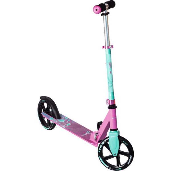 Muuwmi Aluminium Scooter Roller Tretroller Kinderroller Kinder Scooter Pink B-Ware von Muuwmi