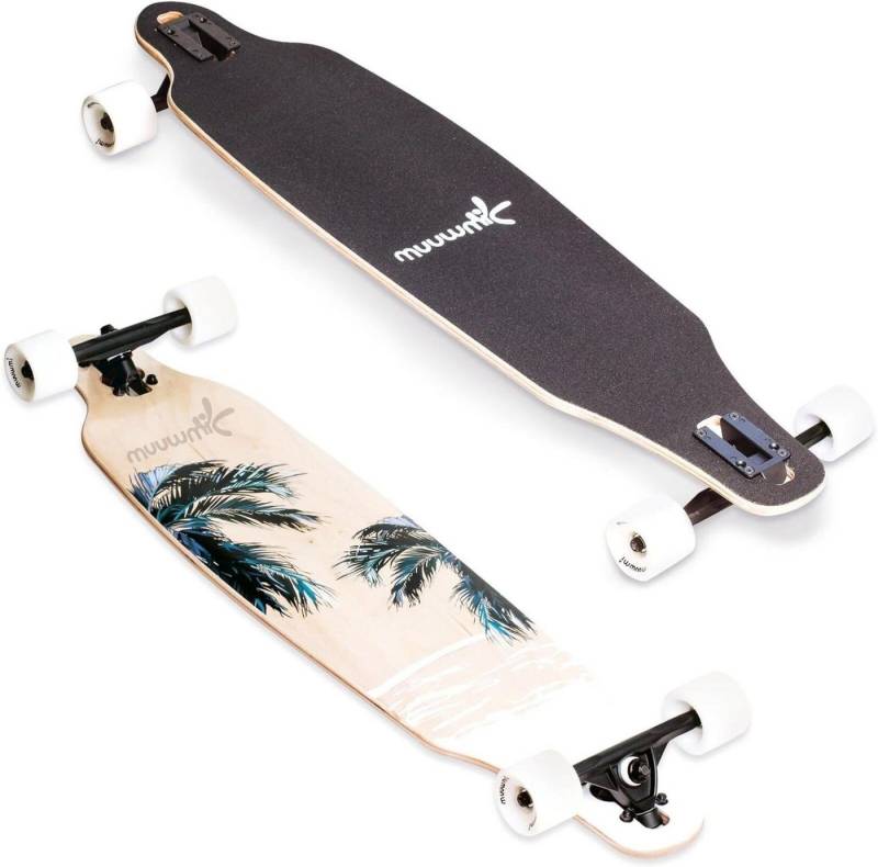 Muuwmi Longboard ABEC 7, Holz-Glow von Muuwmi