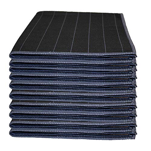 Muxel Carbon Tuch 10 Stück Glaspoliertuch Streifenfrei Fenstertuch Mikrofasertuch von Muxel