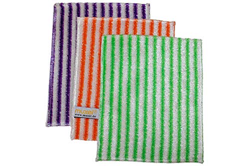Muxel Spültücher und Allzwecktücher – Das NIE MEHR SCHMUTZIG Tuch für Küche Bad und vieles mehr 3 Putztücher von Muxel