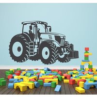Traktor Wand Aufkleber Kunst Kinder Spielzimmer Schlafzimmer Kinderzimmer Vinyl Dekor von MuyayoStudio