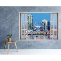 Vancouver Ansicht Fenster 3D Wand Aufkleber Kunst Abnehmbare Tapete Wissenschaft Museum Wandbild Vinyl Home Decor Vancouver Ansicht Fenster 3D Wand Aufkleber Kunst Abnehmbare Tapete Wissenschaft Museum Wandbild Vinyl Home Decor von MuyayoStudio