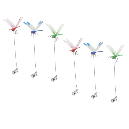 Muzboo Fake Dragonfly Clip,Garden Dragonfly Decoration with Metal Clip,Artificial Dragonfly Pole Clip to Repel Flies and Mosquitoes 6Pcs Muzboo Fake Dragonfly Clip,Garden Dragonfly Decoration with Metal Clip,Artificial Dragonfly Pole Clip to Repel Flies and Mosquitoes 6Pcs von Muzboo