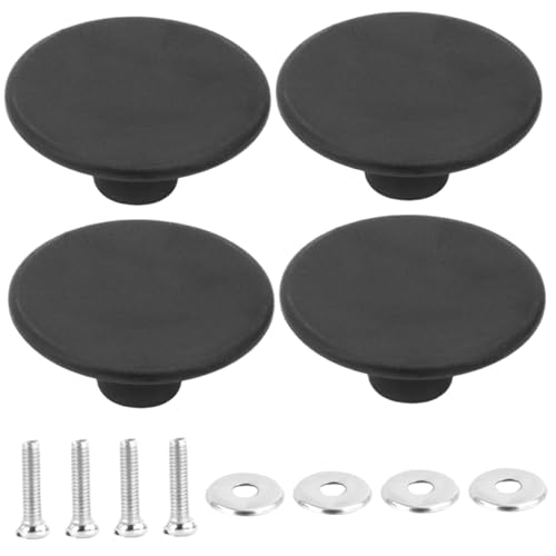 Ersatzgriffe für Töpfe und Pfannen, 4pcs Bakelit-Anti-Scald & Wärmefest abnehmbarer Topfgriffe Ersatztopf-Deckelgriff, Deckelgriff von Muzrunq