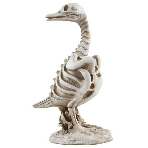 Halloween -Skeletttiere, 4x6, 5 Zoll Lebensgröße realistische Halloween -Skelett -Ente, Harzentdeckel Schädel Dekor für Haunted House Yard Decorative Requisite Halloween -Skeletttiere, 4x6, 5 Zoll Lebensgröße realistische Halloween -Skelett -Ente, Harzentdeckel Schädel Dekor für Haunted House Yard Decorative Requisite von Muzrunq