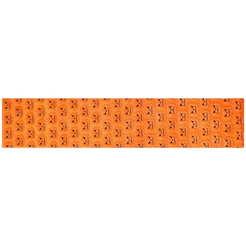 Halloween-Tischläufer, 33 x 182 cm, weicher Plüsch-Jacquard-Kürbis-Tischläufer, lichtechte, hitzebeständige Thanksgiving-Halloween-Dekoration für die Partydekoration zu Hause Halloween-Tischläufer, 33 x 182 cm, weicher Plüsch-Jacquard-Kürbis-Tischläufer, lichtechte, hitzebeständige Thanksgiving-Halloween-Dekoration für die Partydekoration zu Hause von Muzrunq