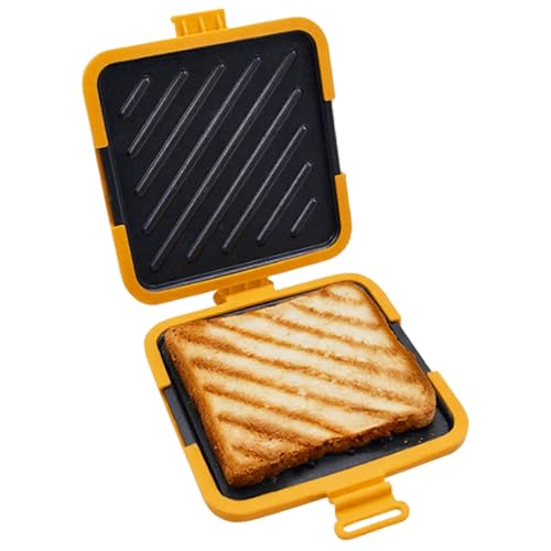 Mikrowellen-Toastie-Sandwichhersteller Nicht-Stick-Sandwich-Press-Geschirrspüler und Ofen-Safe Microwave Toaster, kein Strom Mikrowellen-Toastie-Sandwichhersteller Nicht-Stick-Sandwich-Press-Geschirrspüler und Ofen-Safe Microwave Toaster, kein Strom von Muzrunq
