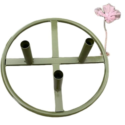 Muzrunq Blumenausstellungsständer mit Lochblumenständer, stehende Florale gewichtete Metallbasis für Hochzeit kreative DIY -Hochzeit für große stehende Blumen von Muzrunq