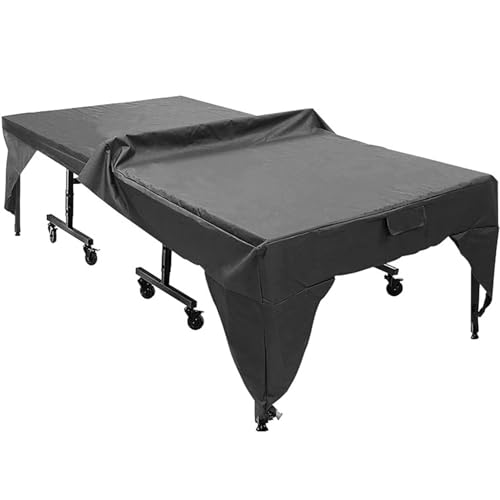 Muzrunq Ping-Pong-Tischabdeckung 110x60x28.7 DSUTFORD Oxford Stoff Outdoor-Tischabdeckung wasserdicht für Innenhof, Terrassen-Ping-Pong-Abdeckung, Außenabdeckungen wasserdicht von Muzrunq