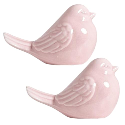 Muzrunq Vogelfiguren, 2pcs Keramikvögel dekorative glasierte Keramikvogel -Figuren Wohnkultur, 4x2, 5x2.6 Vögel Statue für Regaldekor Tisch Ornament Tierliebhaber Geschenk Muzrunq Vogelfiguren, 2pcs Keramikvögel dekorative glasierte Keramikvogel -Figuren Wohnkultur, 4x2, 5x2.6 Vögel Statue für Regaldekor Tisch Ornament Tierliebhaber Geschenk von Muzrunq