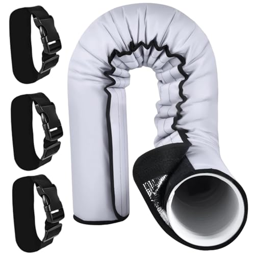 Tragbare AC -Schlauch -Isolationshülle, 60x22 wasserdicht und waschbarer tragbarer Klimaanlagenschlauchabdeckung mit 3 einstellbaren Schnallenbändern für Abgasrohr mit 5 & 5, 9 Durchmesser. Tragbare AC -Schlauch -Isolationshülle, 60x22 wasserdicht und waschbarer tragbarer Klimaanlagenschlauchabdeckung mit 3 einstellbaren Schnallenbändern für Abgasrohr mit 5 & 5, 9 Durchmesser. von Muzrunq