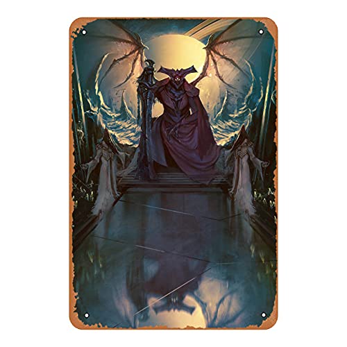 Muzuputs Oryx, The Taken King – Destiny 2 Kunstwerk, HD-Metallschild, Vintage-Wandschild, 20,3 x 30,5 cm von Muzuputs