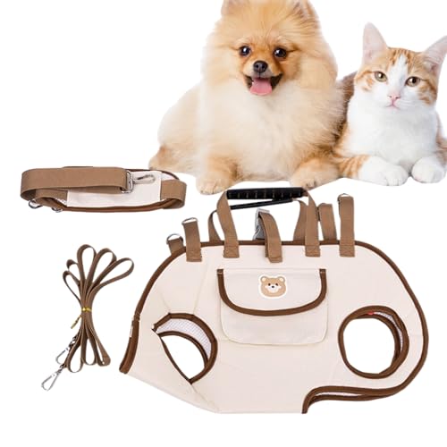 Hühner-Inkubator, Haustier-Tragetasche, Schulterriemen, Tasche, wasserdichtes Futter, verstellbarer Gurt, 30 × 27 × 18 cm, für Welpen, Katzen, Camping, Wandern, Outdoor Hühner-Inkubator, Haustier-Tragetasche, Schulterriemen, Tasche, wasserdichtes Futter, verstellbarer Gurt, 30 × 27 × 18 cm, für Welpen, Katzen, Camping, Wandern, Outdoor von Mwkbbn