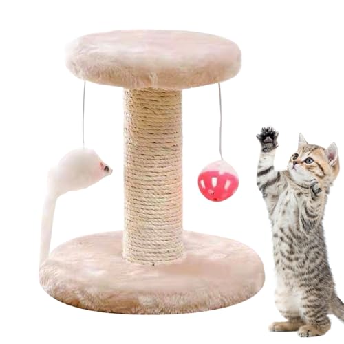 Sisal Katzenkratzsäule Katzenkratzbaum Interaktiver Kratzturm Möbelschutz Verhaltenstraining 20x20x18cm für Spielverhaltenskorrektur Training Bereicherung Sisal Katzenkratzsäule Katzenkratzbaum Interaktiver Kratzturm Möbelschutz Verhaltenstraining 20x20x18cm für Spielverhaltenskorrektur Training Bereicherung von Mwkbbn
