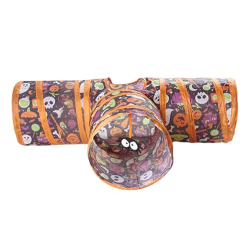 Mwqpgyh Katzentunnel | Interaktive Halloween Katzentunnel Verstecke - Klappbare Höhle für Kleintiere Festversteck für Haustiere | Für Kaninchen Welpen Hamster Hunde Mwqpgyh Katzentunnel | Interaktive Halloween Katzentunnel Verstecke - Klappbare Höhle für Kleintiere Festversteck für Haustiere | Für Kaninchen Welpen Hamster Hunde von Mwqpgyh