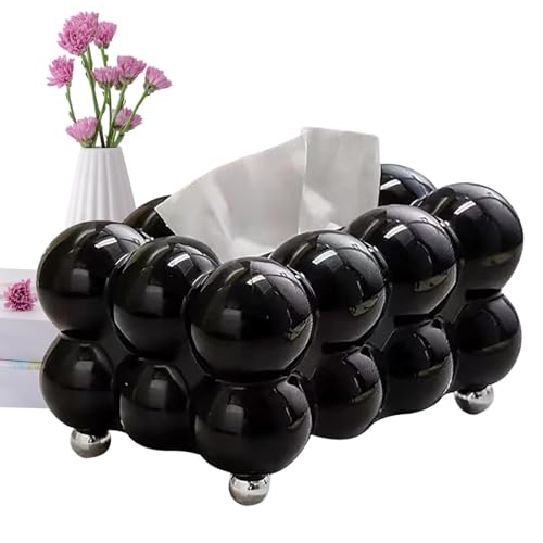 Mwqpgyh Taschentuchbox Bubble - Zuckerwatte Tissue Box, 13x19.5cm Modernes Design Tissue Box, Kreativ Kosmetiktücher Box, Taschentuchbox-Halter, Taschentuchspender, Dekorative Taschentuchbox von Mwqpgyh
