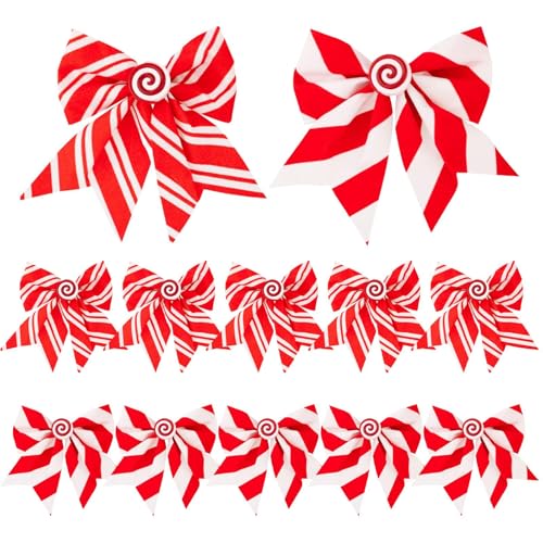 Mwqpgyh Weihnachtskranz Schleife,12er Set Rote Weiße Festliche Deko | Weihnachtsband Schleifen Deko - Für Innen Außen Girlanden Hochzeit Feier Treppe Kamin Mwqpgyh Weihnachtskranz Schleife,12er Set Rote Weiße Festliche Deko | Weihnachtsband Schleifen Deko - Für Innen Außen Girlanden Hochzeit Feier Treppe Kamin von Mwqpgyh