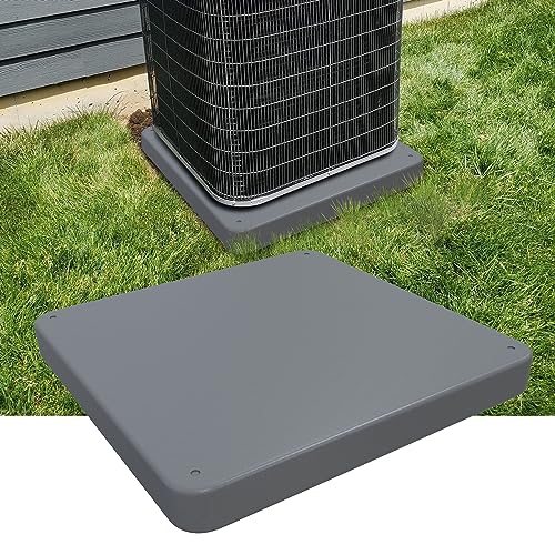Mxclimate Ausrüstung Pad für HVAC-Systeme,Ductless Mini Split Klimaanlage,24"x24"x2" Kunststoff Kondensator Einheit Pad von Mxclimate