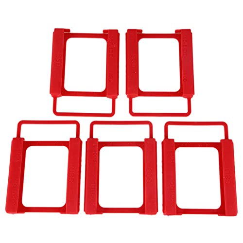 Mxfans 5 x SSD HDD Montage-Adapter Halterung Festplattenhalter Festplatte Adapter Kunststoff Mxfans 5 x SSD HDD Montage-Adapter Halterung Festplattenhalter Festplatte Adapter Kunststoff von Mxfans
