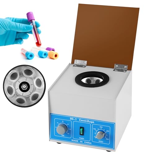 Mxmoonant Zentrifugenmaschine 20ml/15ml*6, 0-4000rpm, 0-60/120min Elektrische Tischzentrifugen für die wissenschaftliche Forschung an Laborschulen (80-1) von Mxmoonant