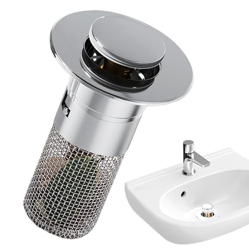 Mxshc Abfluss Stopfen Filter | Multifunktionaler Badezimmer Abfluss Siebeinsatz | Küchen Sieb Einsatz Für Mietwohnung Hotel Restaurant Haushalt Mxshc Abfluss Stopfen Filter | Multifunktionaler Badezimmer Abfluss Siebeinsatz | Küchen Sieb Einsatz Für Mietwohnung Hotel Restaurant Haushalt von Mxshc
