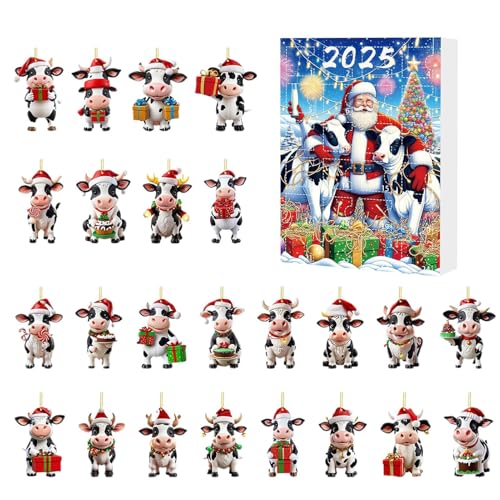 Mxshc Christmas Countdown Kalender,Kalender Mit Tierischen Weihnachtsmotiven Bis Zum Fest - Festliche Deko Spielzeugfigur Für Familienurlaub Kinder Jugendliche Erwachsene Klassenbüro Mxshc Christmas Countdown Kalender,Kalender Mit Tierischen Weihnachtsmotiven Bis Zum Fest - Festliche Deko Spielzeugfigur Für Familienurlaub Kinder Jugendliche Erwachsene Klassenbüro von Mxshc