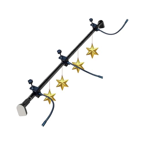 Mxshc Girlandenaufhänger für Türrahmen, verstellbarer Girlandenaufhänger – robuster Metall-Halloween-Dekorationshalter für Lichterkette, , Weihnachtskranz von Mxshc