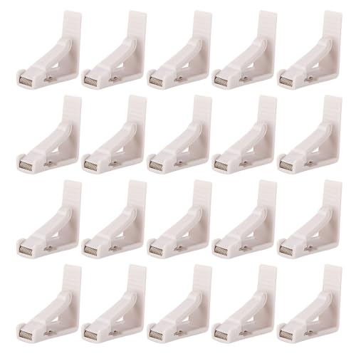 Mxshc Tischdecken Clips | 20 Stück Picknick Tischdecken Halter Clips - Robuste Halter Für Camping Outdoor Indoor Geburtstag Weihnachten Familienfeier Hochzeit Restaurant von Mxshc