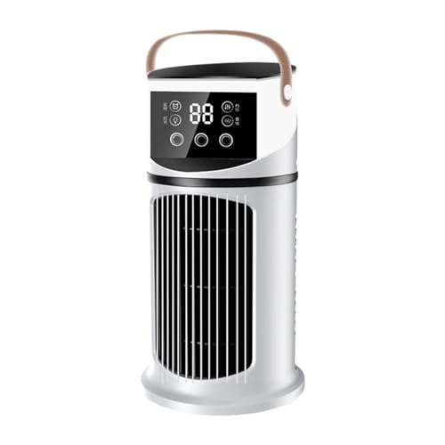 Mxshc Tragbarer Luftkühler - Kühlventilator Tragbares Klimagerät,Tragbares Aufladbares Kühlgerät Mit LED-Licht Für Schreibtisch Camping Erwachsene Innenbereich Wohnzimmer Reisen Unterwegs Mxshc Tragbarer Luftkühler - Kühlventilator Tragbares Klimagerät,Tragbares Aufladbares Kühlgerät Mit LED-Licht Für Schreibtisch Camping Erwachsene Innenbereich Wohnzimmer Reisen Unterwegs von Mxshc