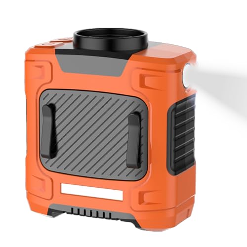 Mxshc Tragbarer Taille Ventilator - Wiederaufladbarer Personalventilator Mit LED-Leuchte - Multifunktional Unverzichtbar Bei Heißem Wetter Für Sport Reisen Wandern Camping von Mxshc