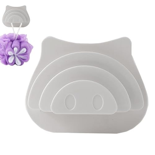 Mxshc Wandhaken mit Tiernase, Datenkabel, dekorativer Halter mit 3 Schlitzen, multifunktional, für Wohnzimmer, Büro, Wohnung, Zuhause von Mxshc