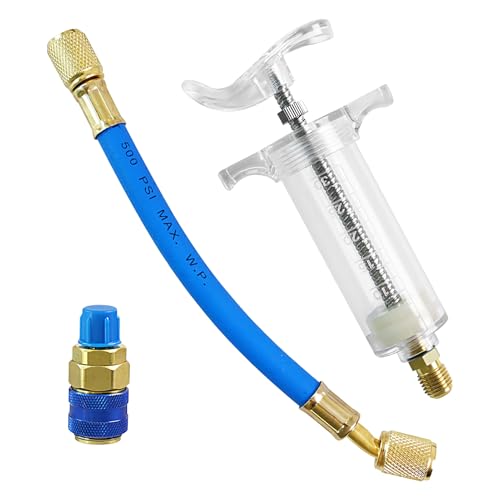 Mxshc Wechselstrom-Farbstoffeinspritzdüse, Fahrzeugölfüller für Kühlung, druckbeständiger Kühlflüssigkeitsinjektor für Wohnmobil, Automobil, LKW, Werkstatt, Industrie, Garage Mxshc Wechselstrom-Farbstoffeinspritzdüse, Fahrzeugölfüller für Kühlung, druckbeständiger Kühlflüssigkeitsinjektor für Wohnmobil, Automobil, LKW, Werkstatt, Industrie, Garage von Mxshc